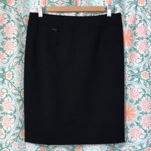 Calvin Klein black pencil skirt
